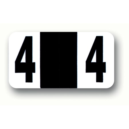 Asp Color Coded Number Labels: 4 Pk 314-01